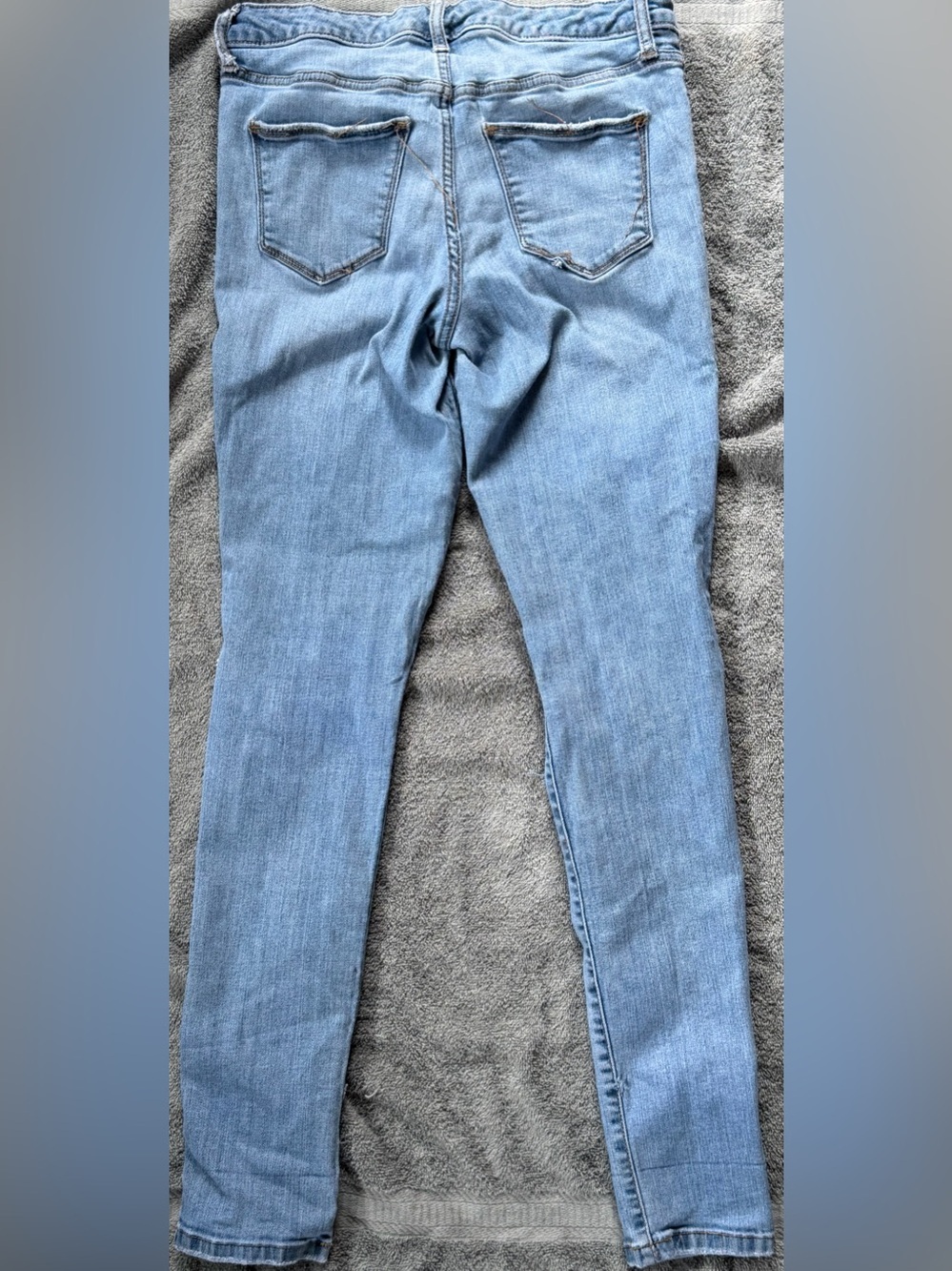 Universal Thread Light Blue Distressed Skinny Jeans - Picture 2 of 9